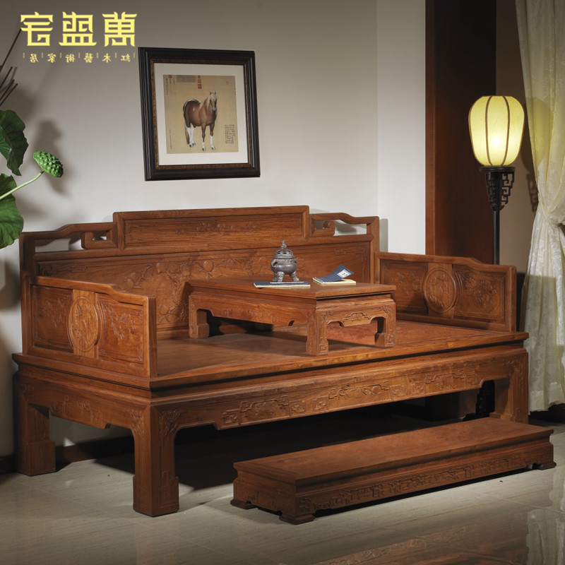 花梨忆家罗汉床