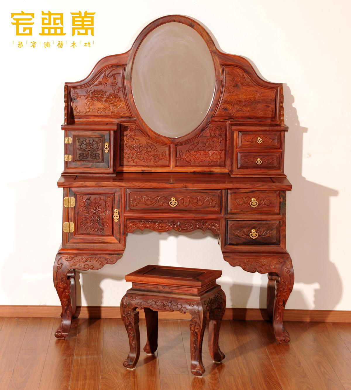花开富贵梳妆台