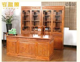 缅花四季花书柜